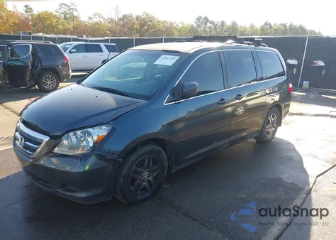 2006 Honda Odyssey Ex-L z USA, uszkodzony, nr VIN 5FNRL38706B005999